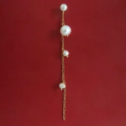 STINE A Jewelry Callas Long ørering 1375-02| Forgyldte Sølvsmykker|Øreringe