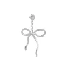 STINE A Jewelry Dangling Flow Bow ørering 1362-00| Sølvsmykker|Øreringe