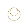 STINE A Jewelry Double Creol Grande ørering 1380-02| Forgyldte Sølvsmykker|Øreringe