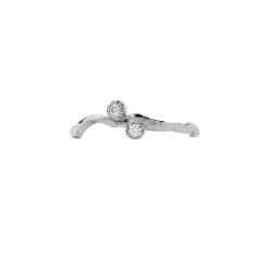 STINE A Jewelry Flow with two stones ring 4053-00| Sølvsmykker|Ringe