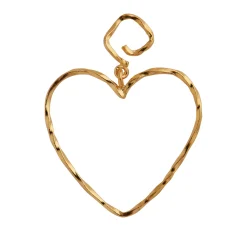STINE A Jewelry Funky Heart ørering 1317-02| Øreringe|Forgyldte Sølvsmykker