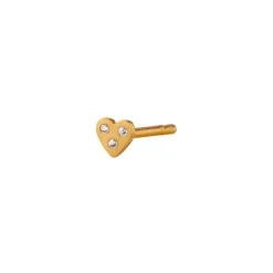 STINE A Jewelry I love your Heart ørering 1365-02| Forgyldte Sølvsmykker|Øreringe