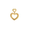 STINE A Jewelry My Open Love Heart ørering 1381-02| Forgyldte Sølvsmykker|Øreringe