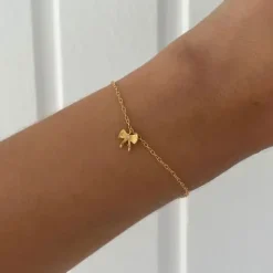 STINE A Jewelry Petit Bow armbånd 3216-02| Forgyldte Sølvsmykker|Armbånd