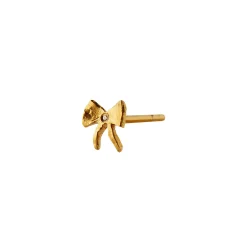 STINE A Jewelry Petit Bow ørering 1344-02| Forgyldte Sølvsmykker|Øreringe