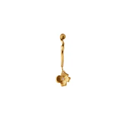 STINE A Jewelry Petit Flow Creol ørering 1323-02| Øreringe|Forgyldte Sølvsmykker