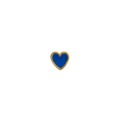 STINE A Jewelry Petit Love Heart ørering 1181-02-Cobalt| Forgyldte Sølvsmykker|Øreringe