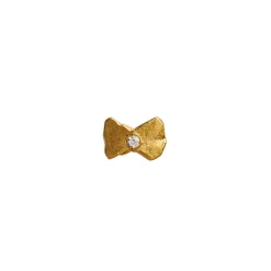 STINE A Jewelry Tres Petit Bow ørering 1356-02| Forgyldte Sølvsmykker|Øreringe